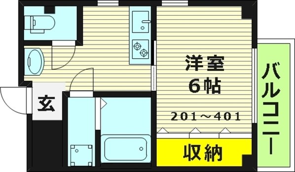 コンフォール千林の物件間取画像